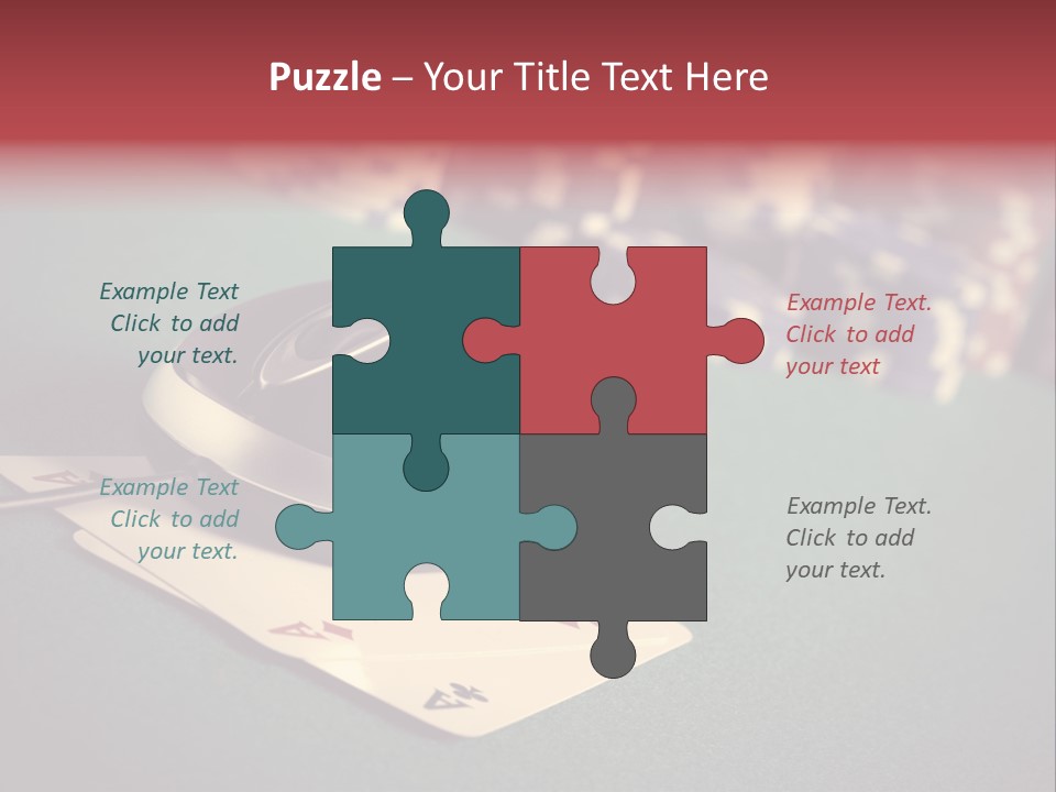 A Computer Mouse Sitting On Top Of A Pile Of Cards PowerPoint Template