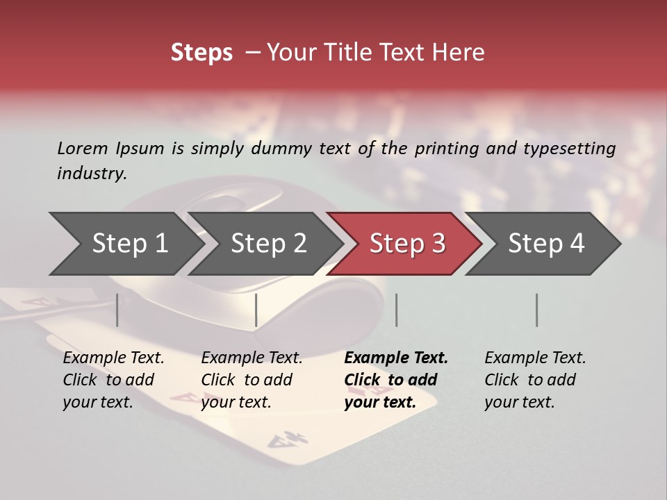 A Computer Mouse Sitting On Top Of A Pile Of Cards PowerPoint Template