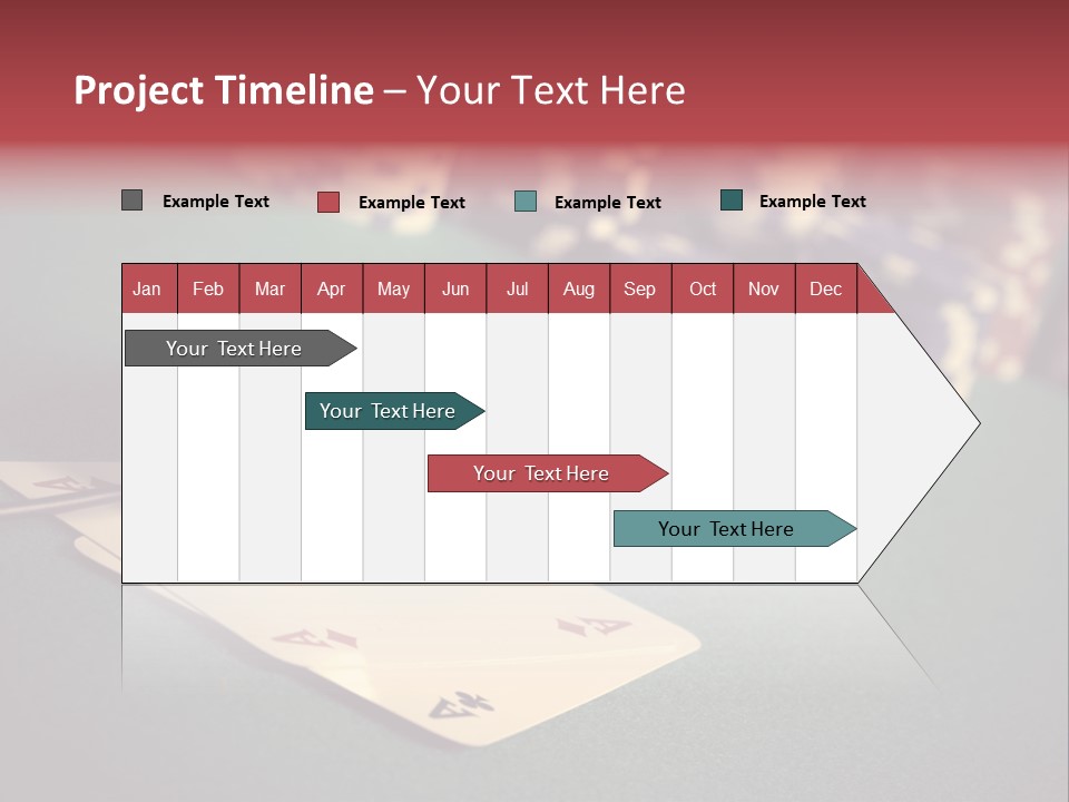 A Computer Mouse Sitting On Top Of A Pile Of Cards PowerPoint Template