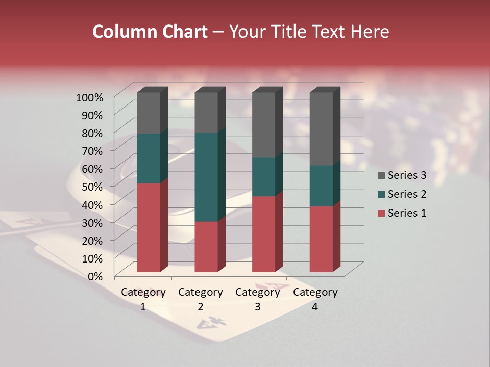 A Computer Mouse Sitting On Top Of A Pile Of Cards PowerPoint Template