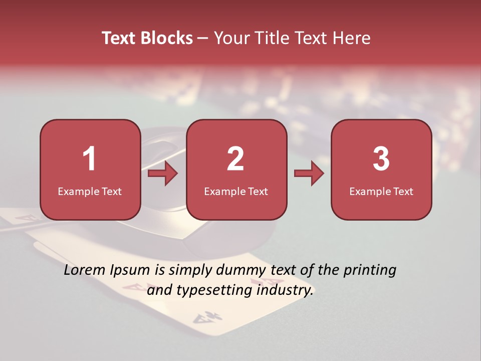 A Computer Mouse Sitting On Top Of A Pile Of Cards PowerPoint Template