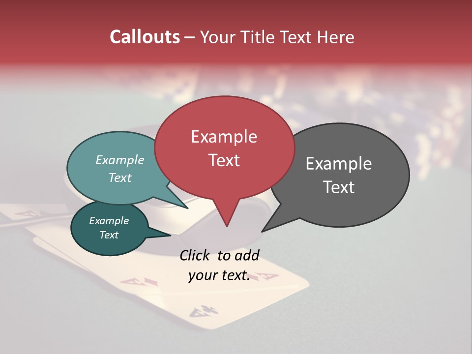 A Computer Mouse Sitting On Top Of A Pile Of Cards PowerPoint Template