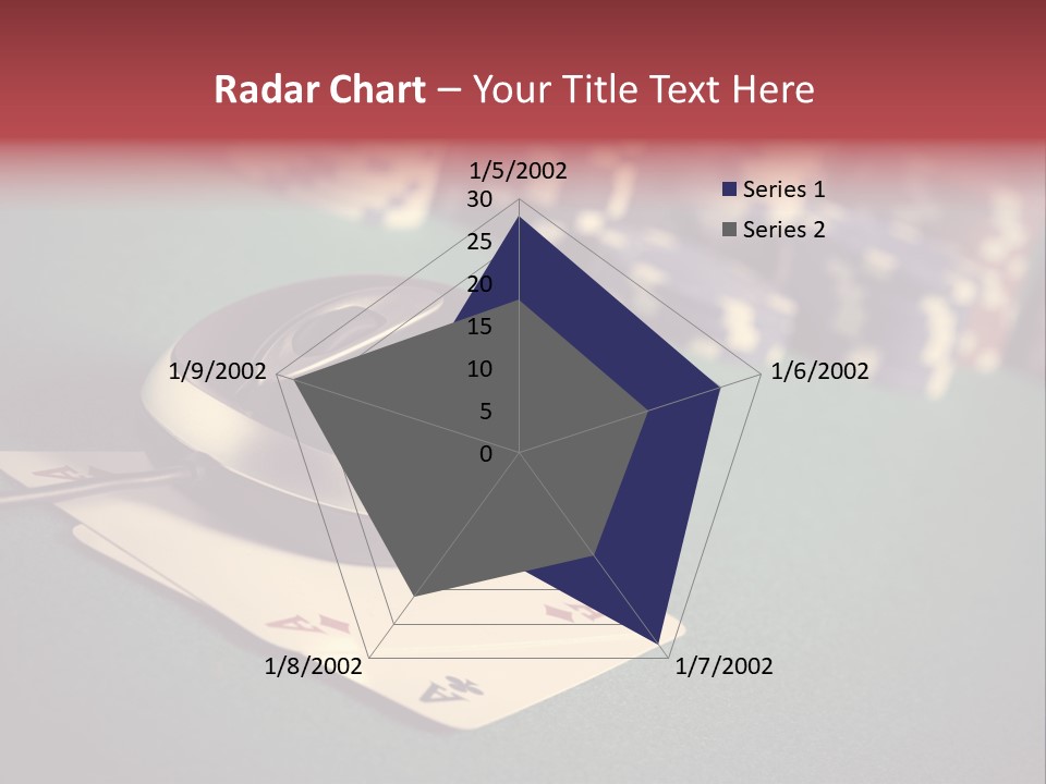 A Computer Mouse Sitting On Top Of A Pile Of Cards PowerPoint Template
