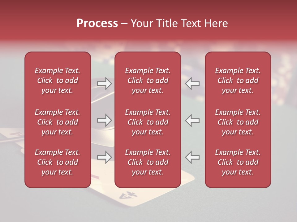A Computer Mouse Sitting On Top Of A Pile Of Cards PowerPoint Template