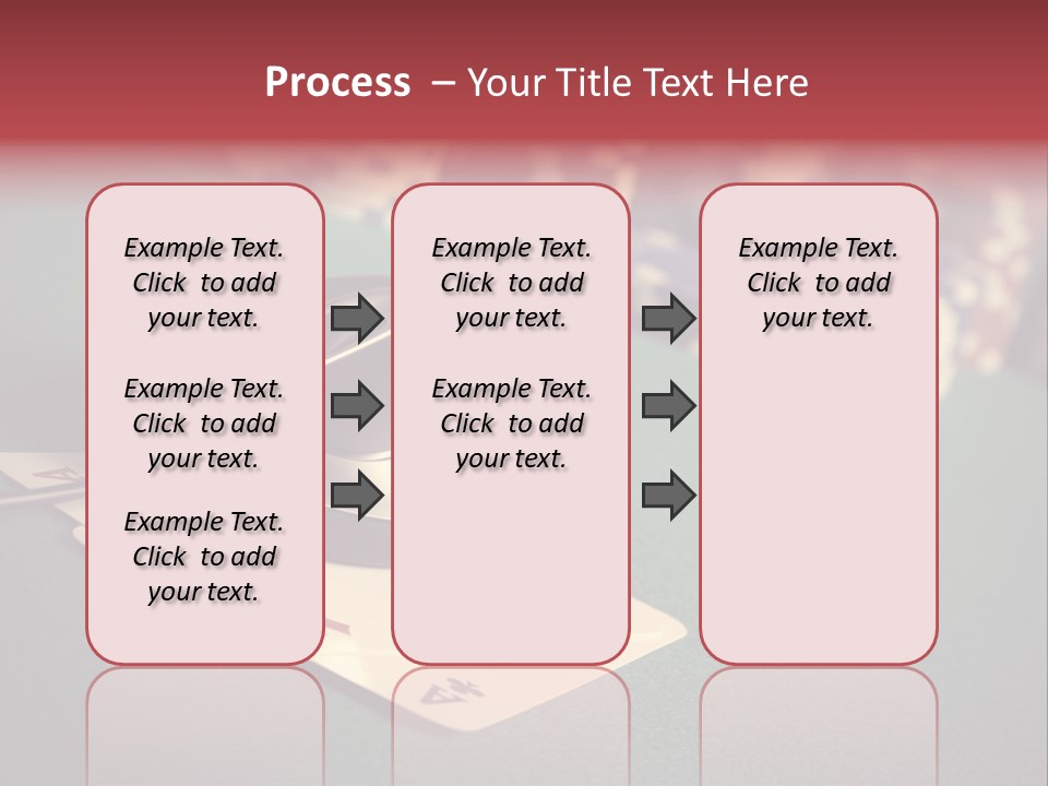 A Computer Mouse Sitting On Top Of A Pile Of Cards PowerPoint Template