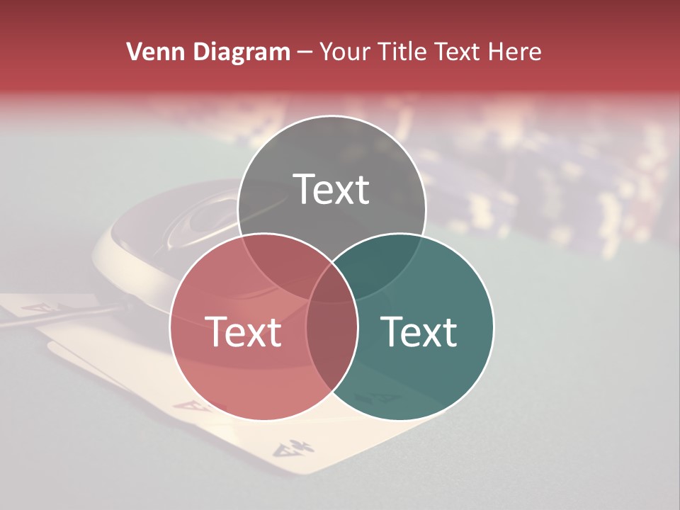 A Computer Mouse Sitting On Top Of A Pile Of Cards PowerPoint Template