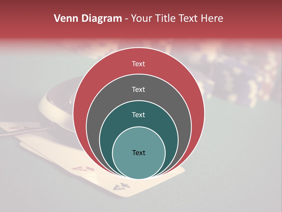 A Computer Mouse Sitting On Top Of A Pile Of Cards PowerPoint Template