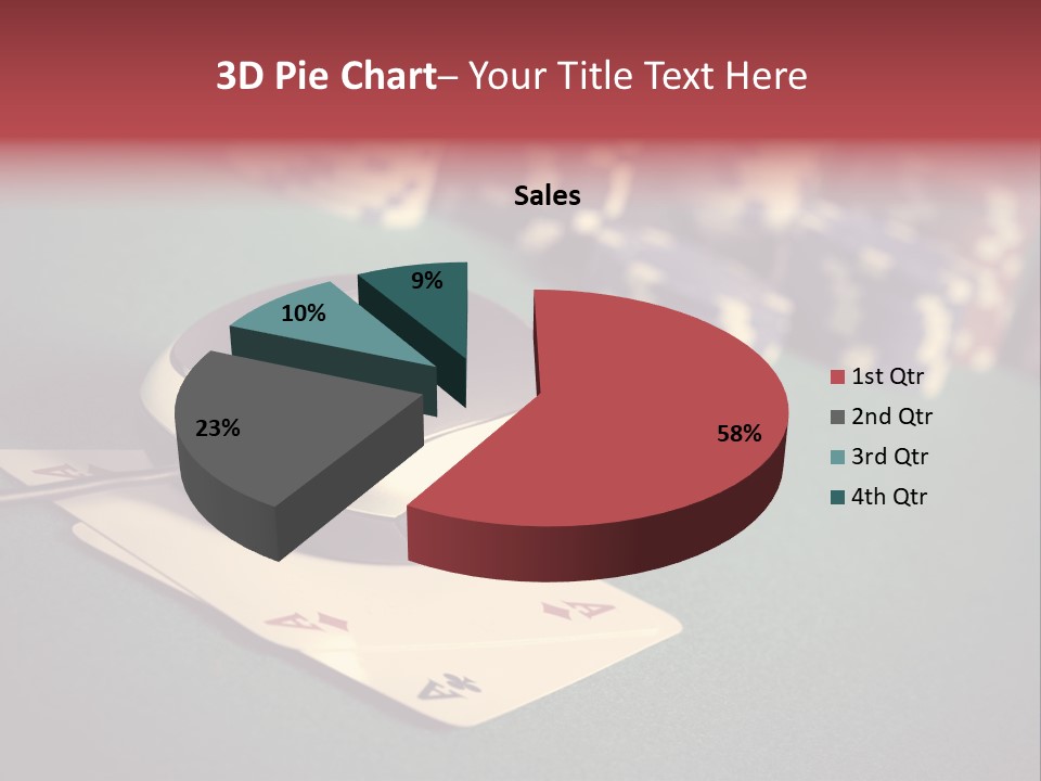 A Computer Mouse Sitting On Top Of A Pile Of Cards PowerPoint Template