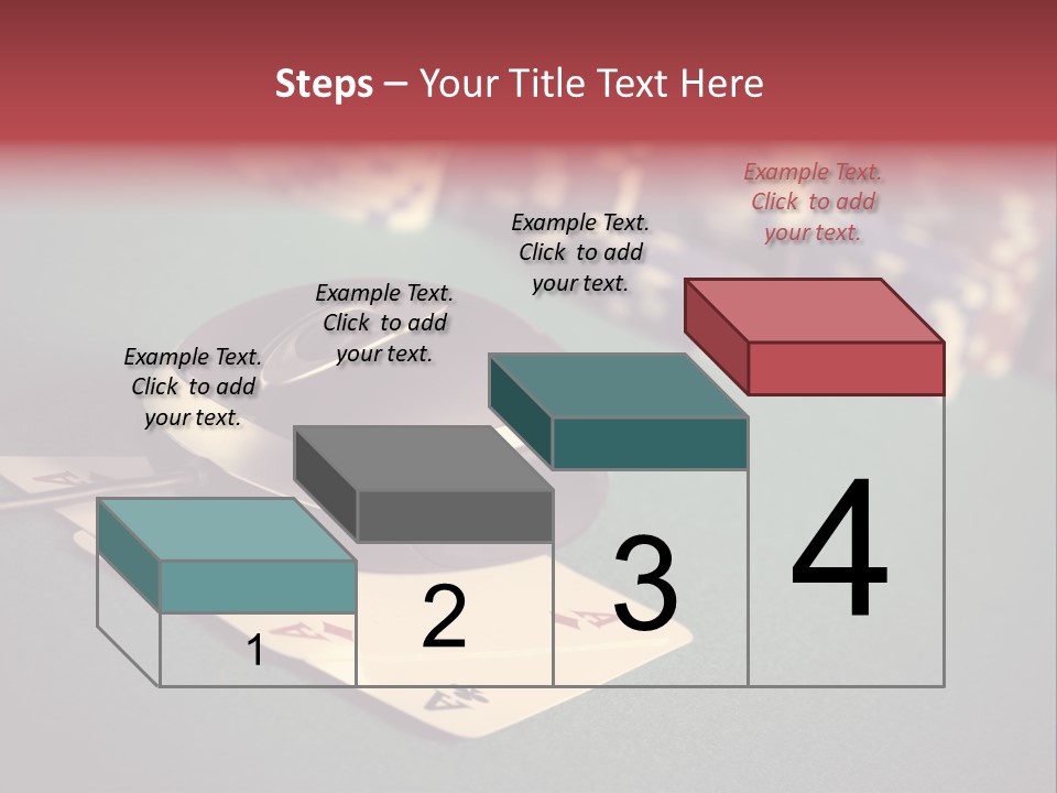 A Computer Mouse Sitting On Top Of A Pile Of Cards PowerPoint Template