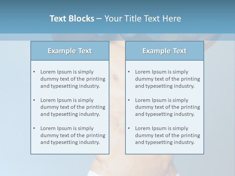 Summer Sexy Beauty PowerPoint Template