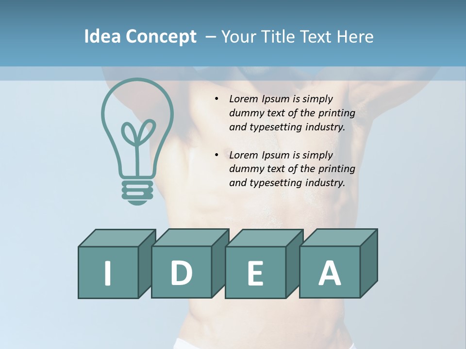 Summer Sexy Beauty PowerPoint Template