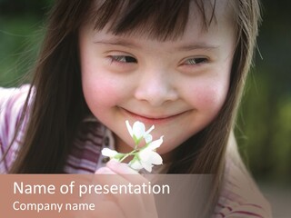 Springtime Preschool Down PowerPoint Template