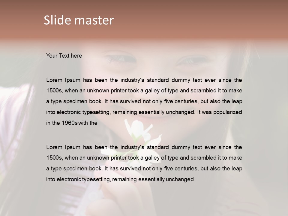 Springtime Preschool Down PowerPoint Template