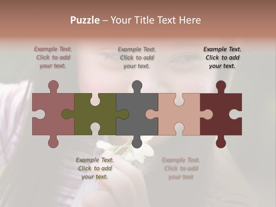 Springtime Preschool Down PowerPoint Template