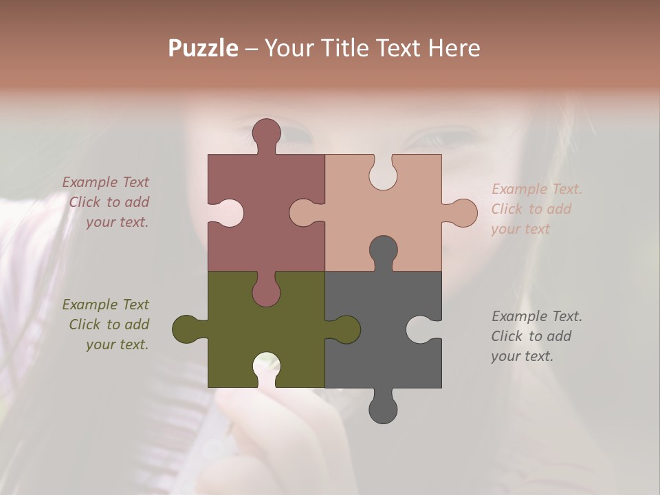 Springtime Preschool Down PowerPoint Template