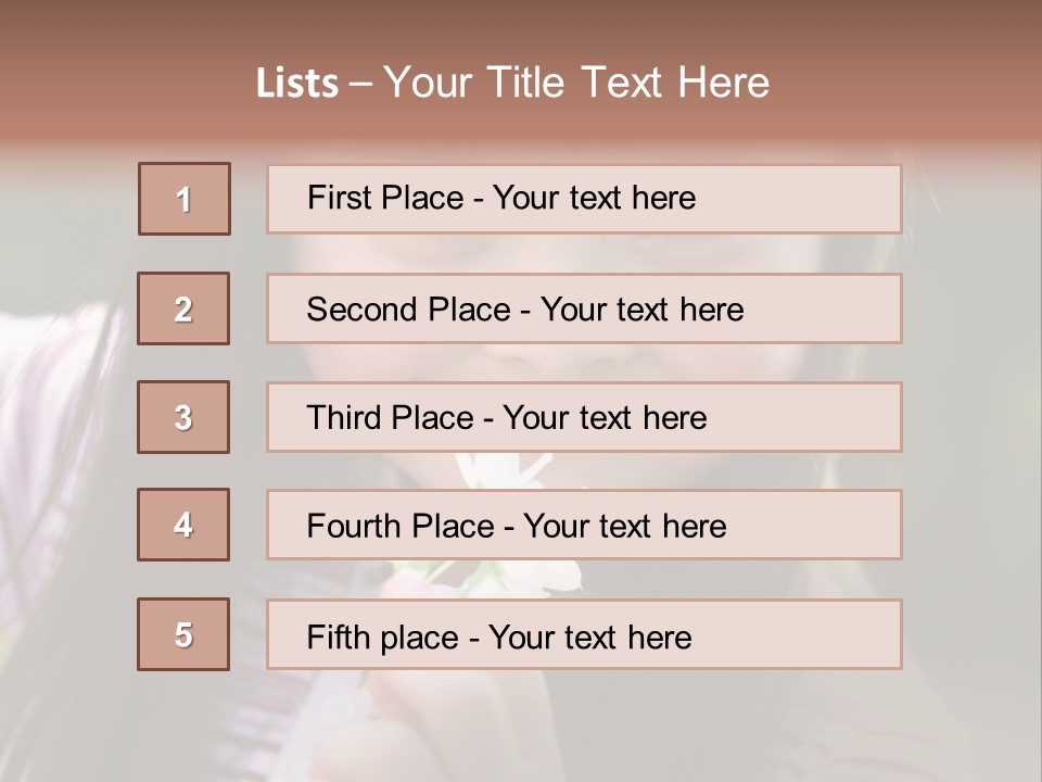 Springtime Preschool Down PowerPoint Template