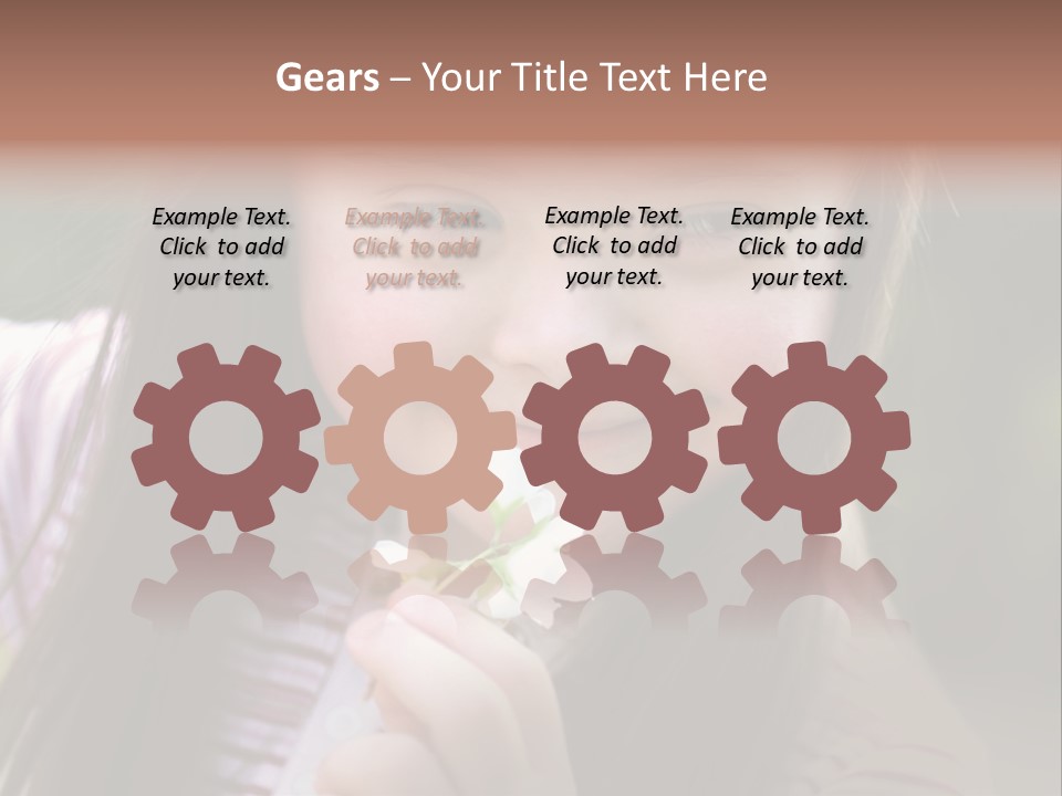 Springtime Preschool Down PowerPoint Template