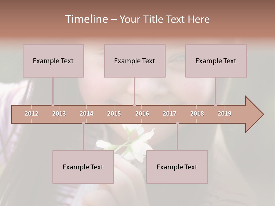 Springtime Preschool Down PowerPoint Template