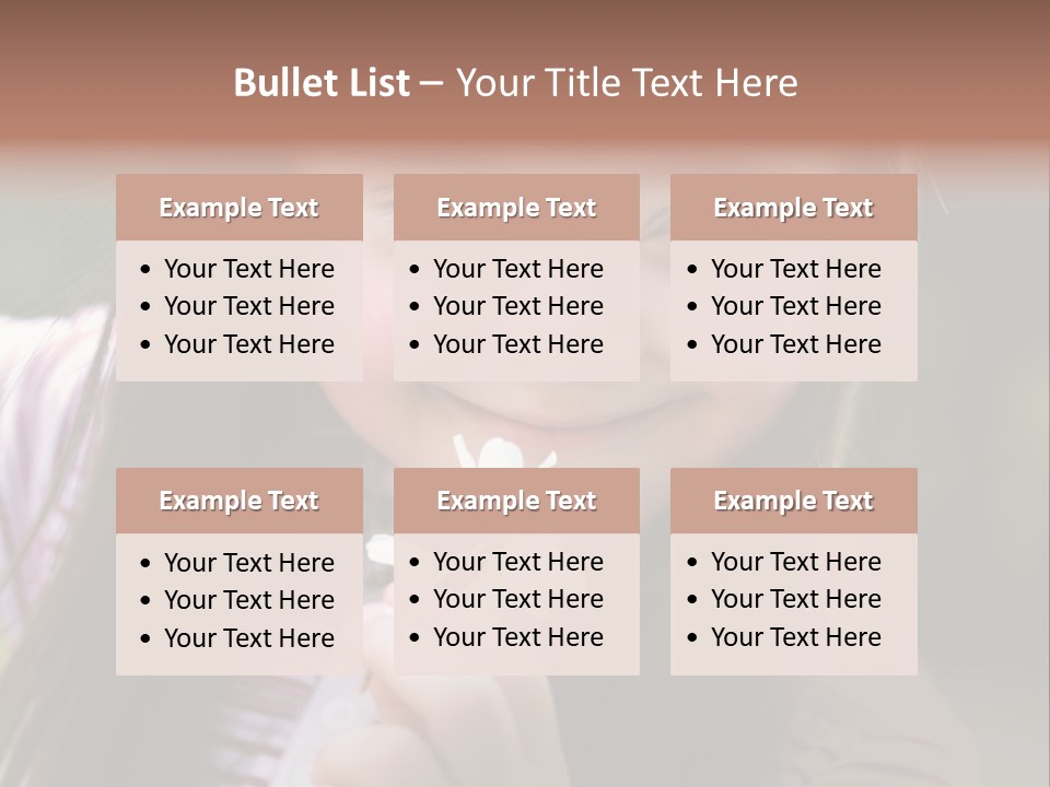 Springtime Preschool Down PowerPoint Template