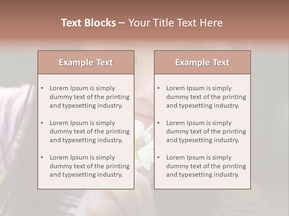 Springtime Preschool Down PowerPoint Template