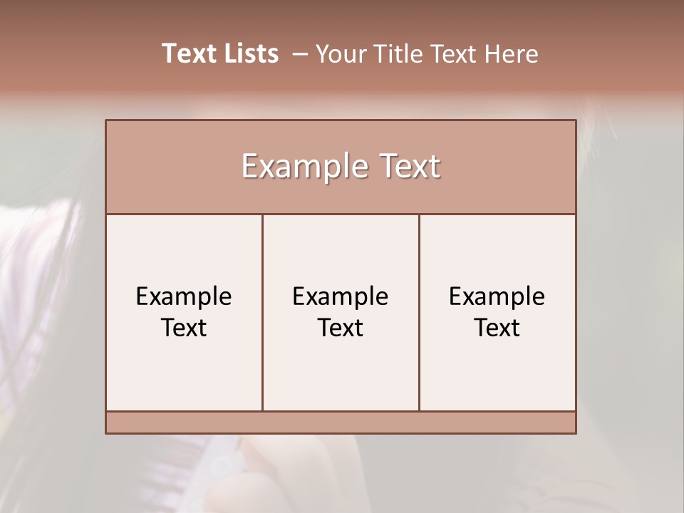 Springtime Preschool Down PowerPoint Template