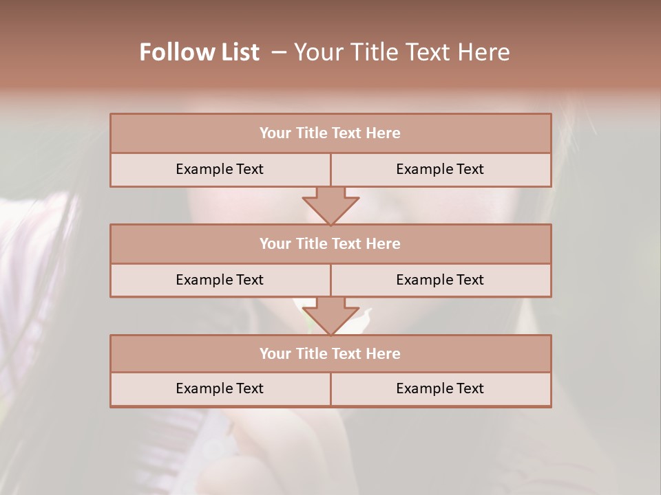 Springtime Preschool Down PowerPoint Template