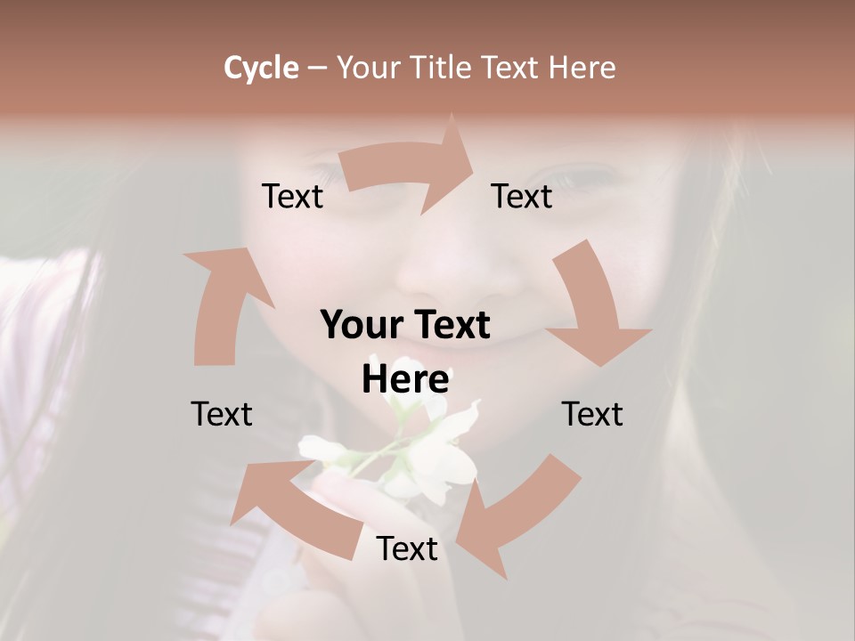 Springtime Preschool Down PowerPoint Template