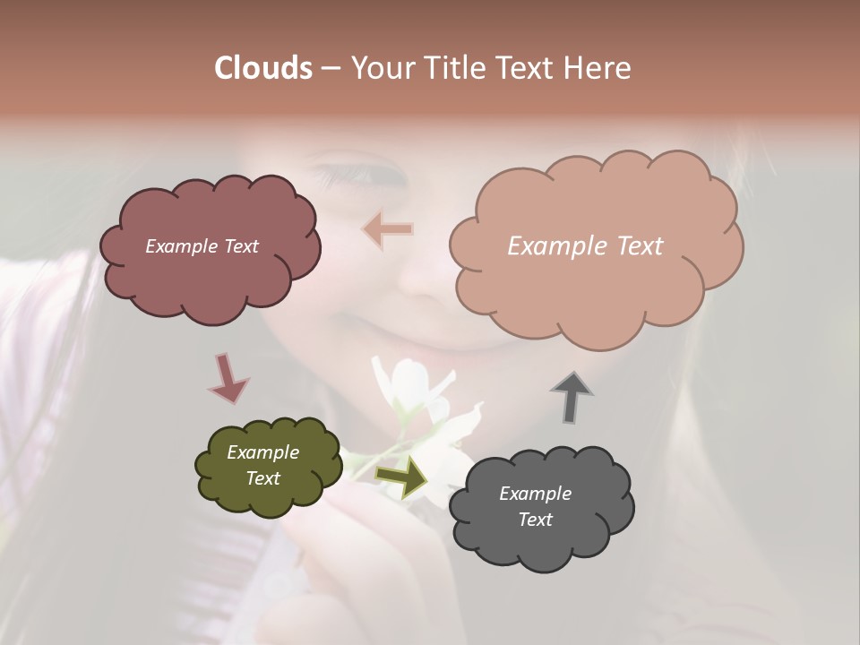 Springtime Preschool Down PowerPoint Template