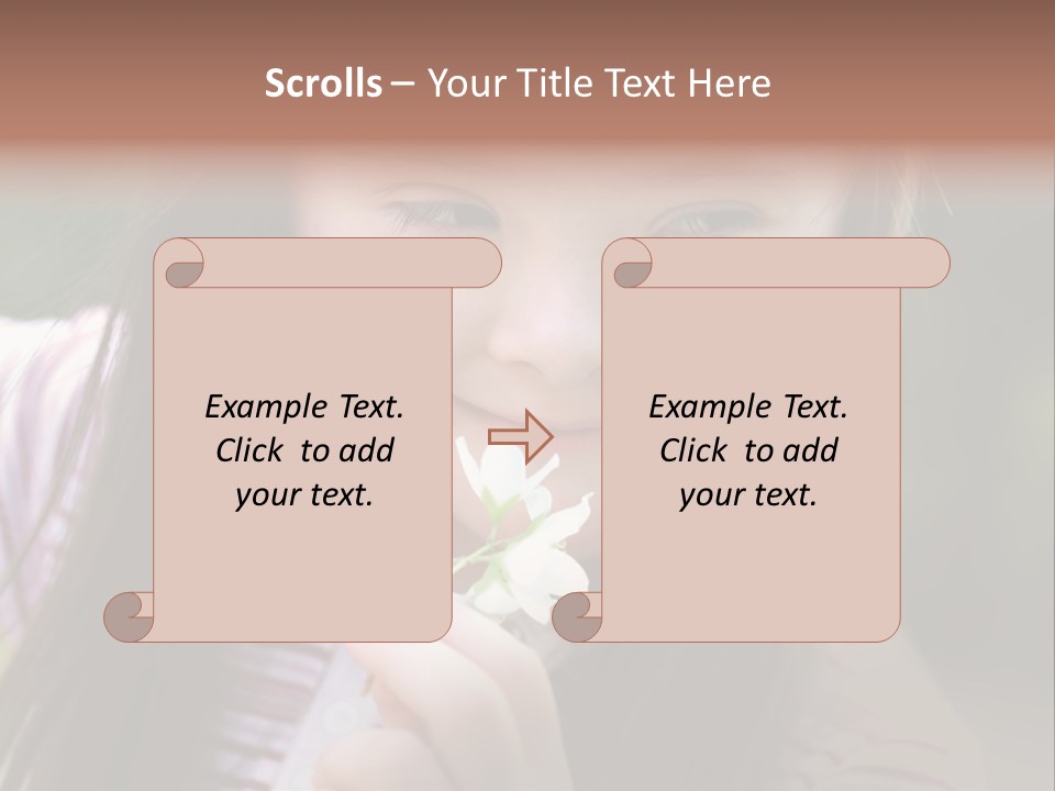 Springtime Preschool Down PowerPoint Template