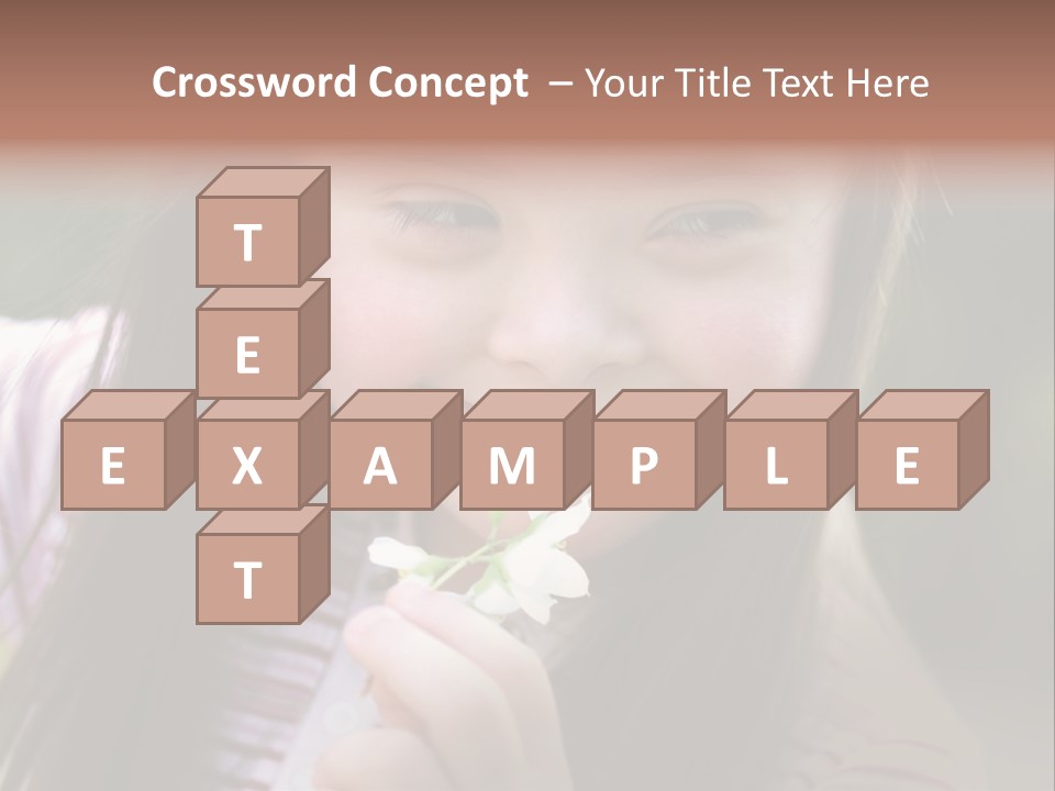 Springtime Preschool Down PowerPoint Template