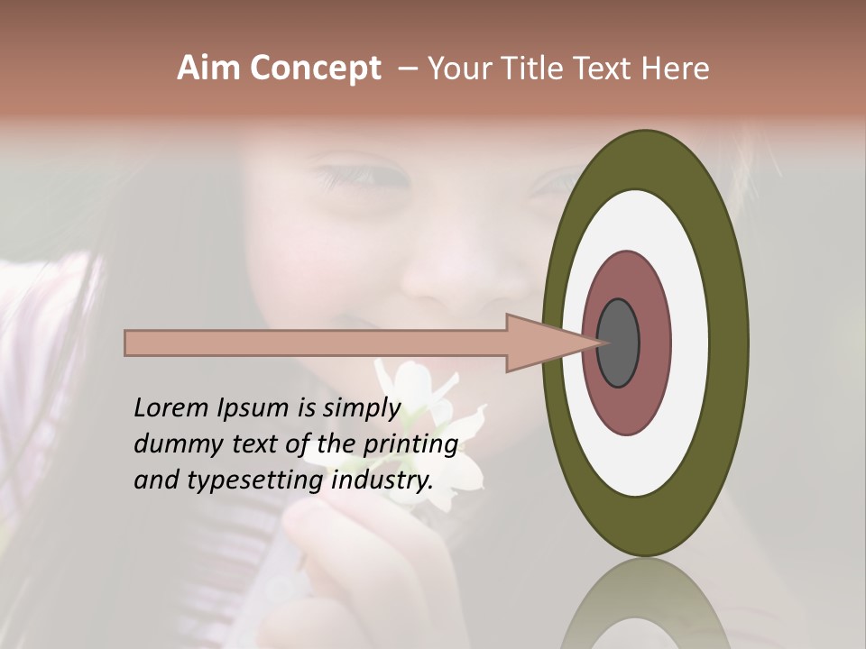 Springtime Preschool Down PowerPoint Template