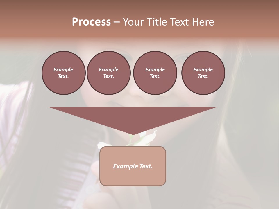 Springtime Preschool Down PowerPoint Template