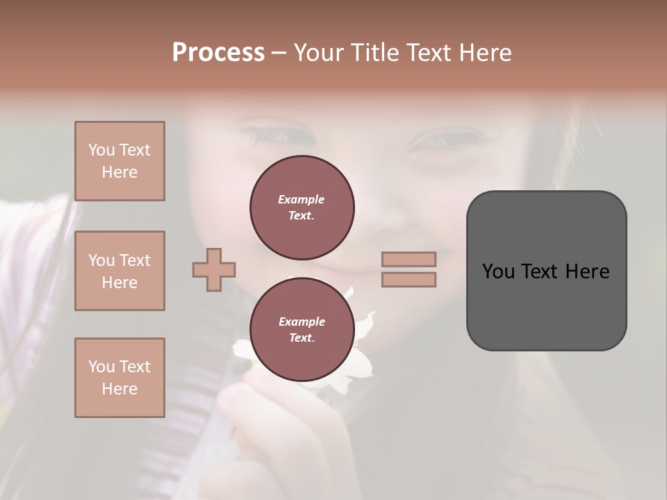 Springtime Preschool Down PowerPoint Template