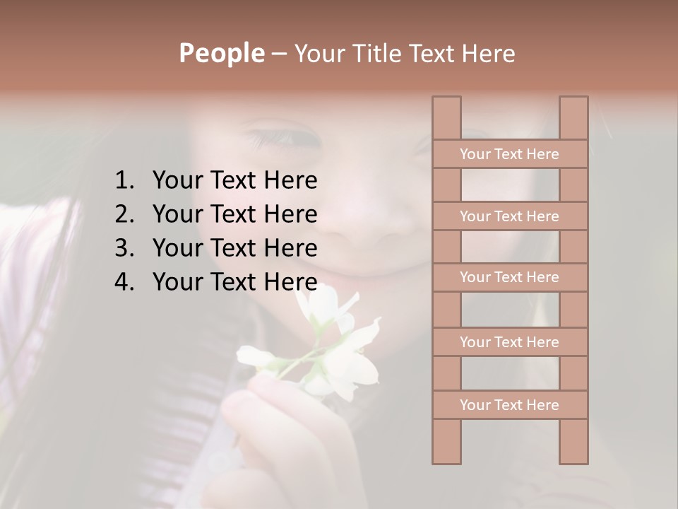 Springtime Preschool Down PowerPoint Template