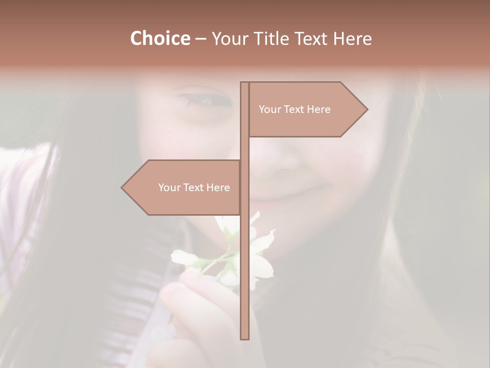 Springtime Preschool Down PowerPoint Template