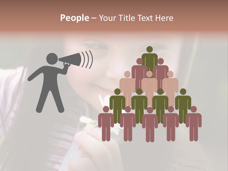 Springtime Preschool Down PowerPoint Template