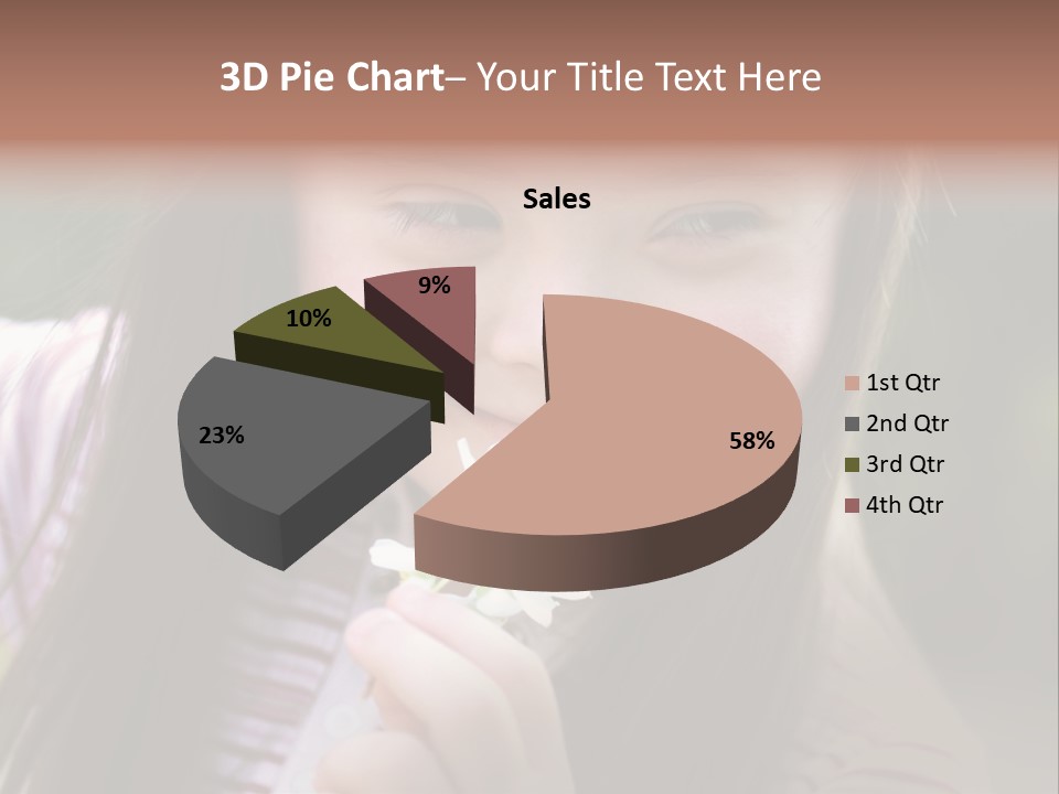 Springtime Preschool Down PowerPoint Template