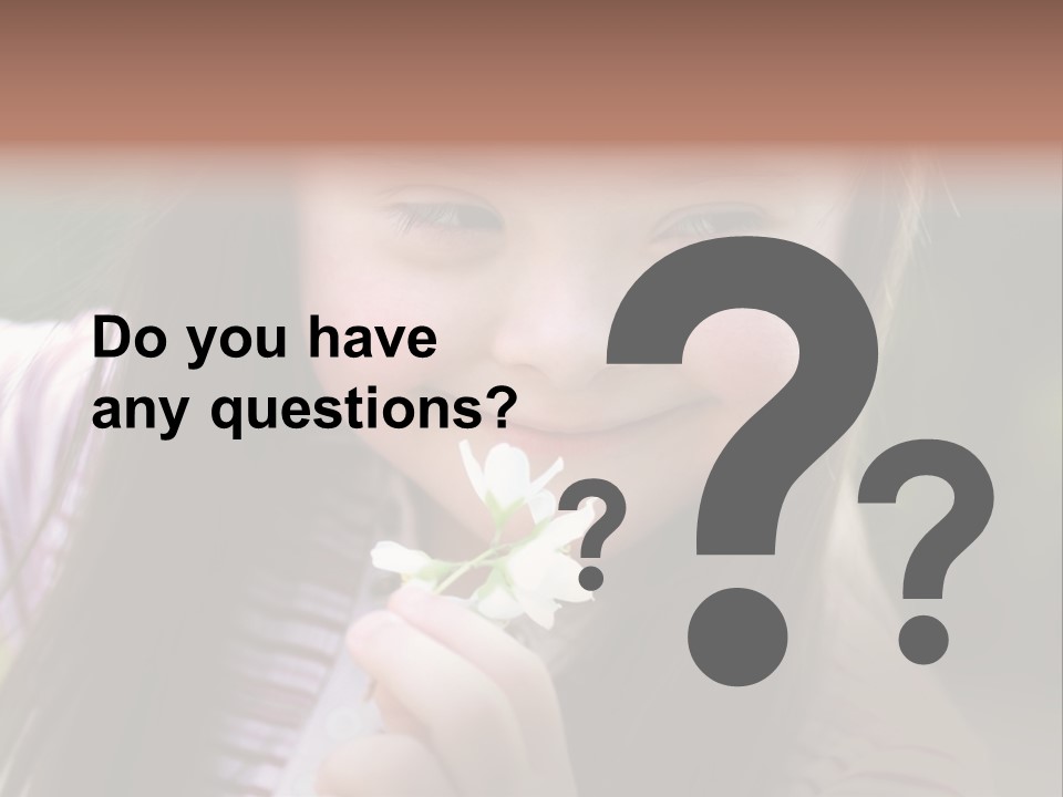 Springtime Preschool Down PowerPoint Template