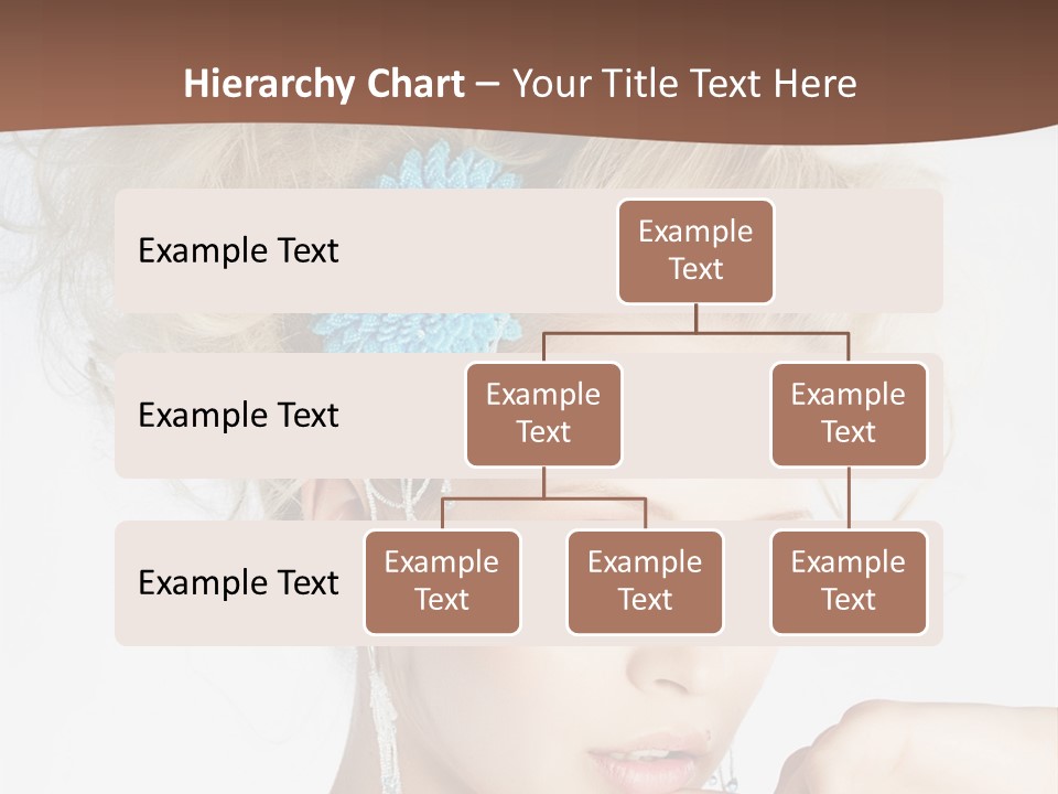 Sexy Earring Hair PowerPoint Template