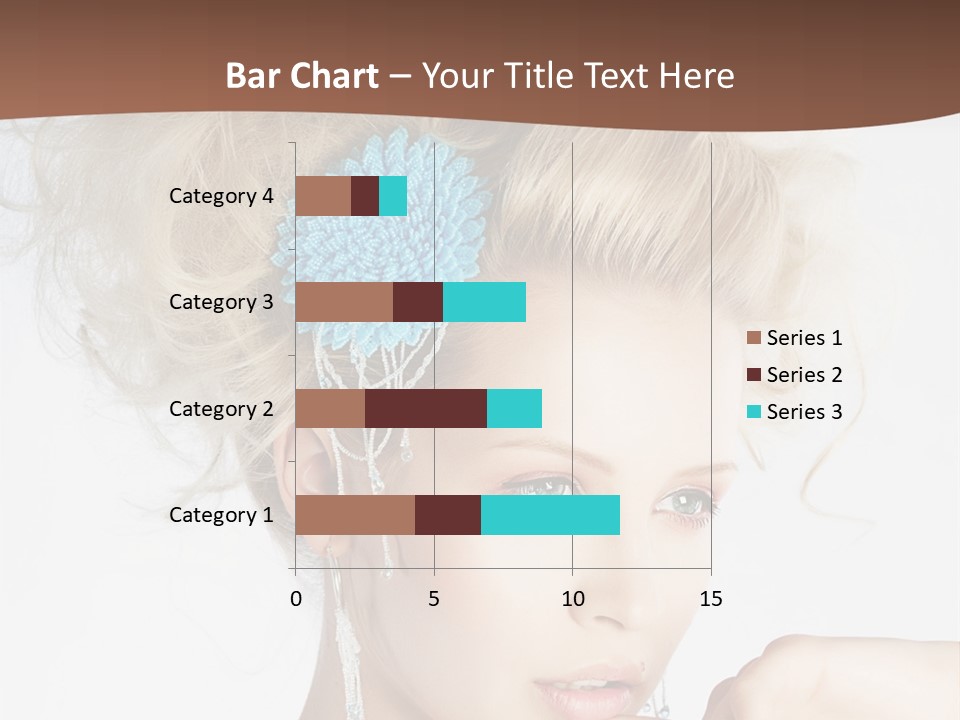 Sexy Earring Hair PowerPoint Template
