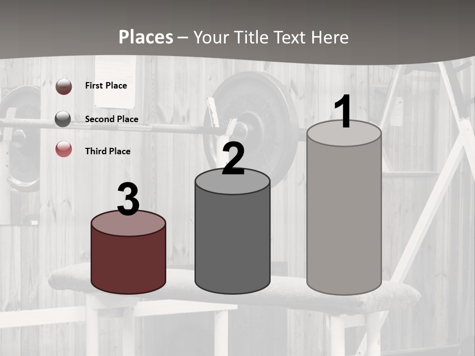 Weight Club Bodybuilding PowerPoint Template