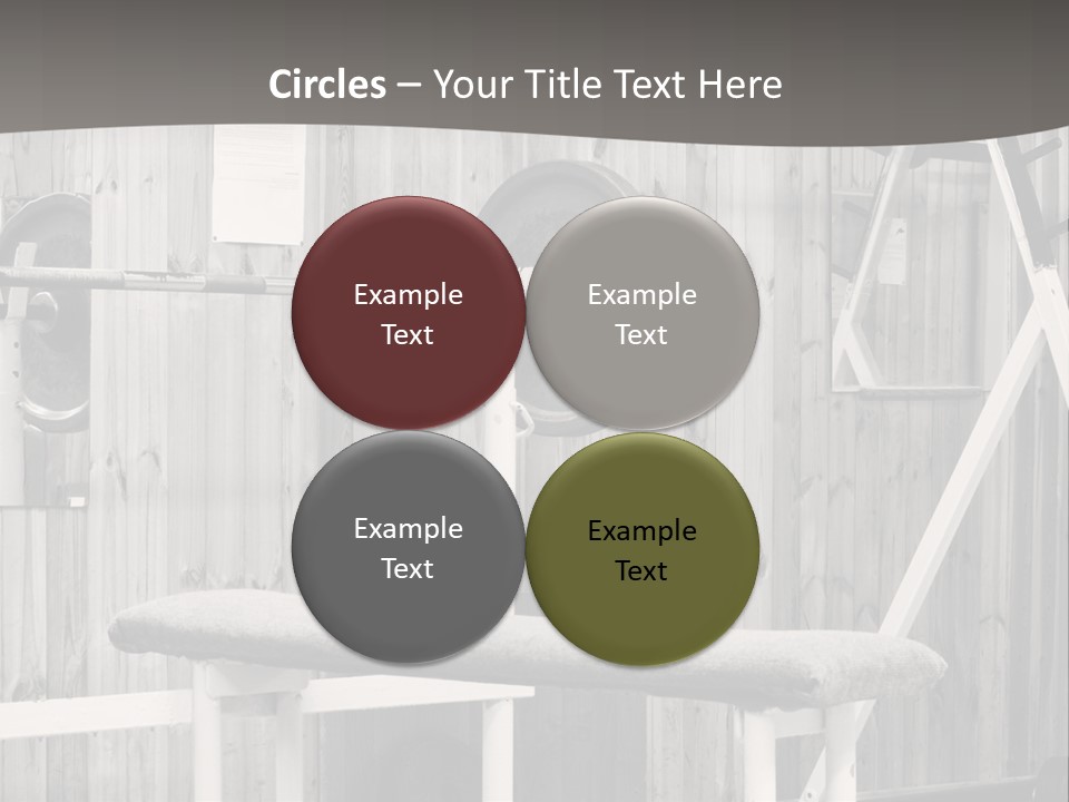 Weight Club Bodybuilding PowerPoint Template