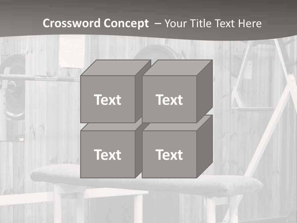 Weight Club Bodybuilding PowerPoint Template