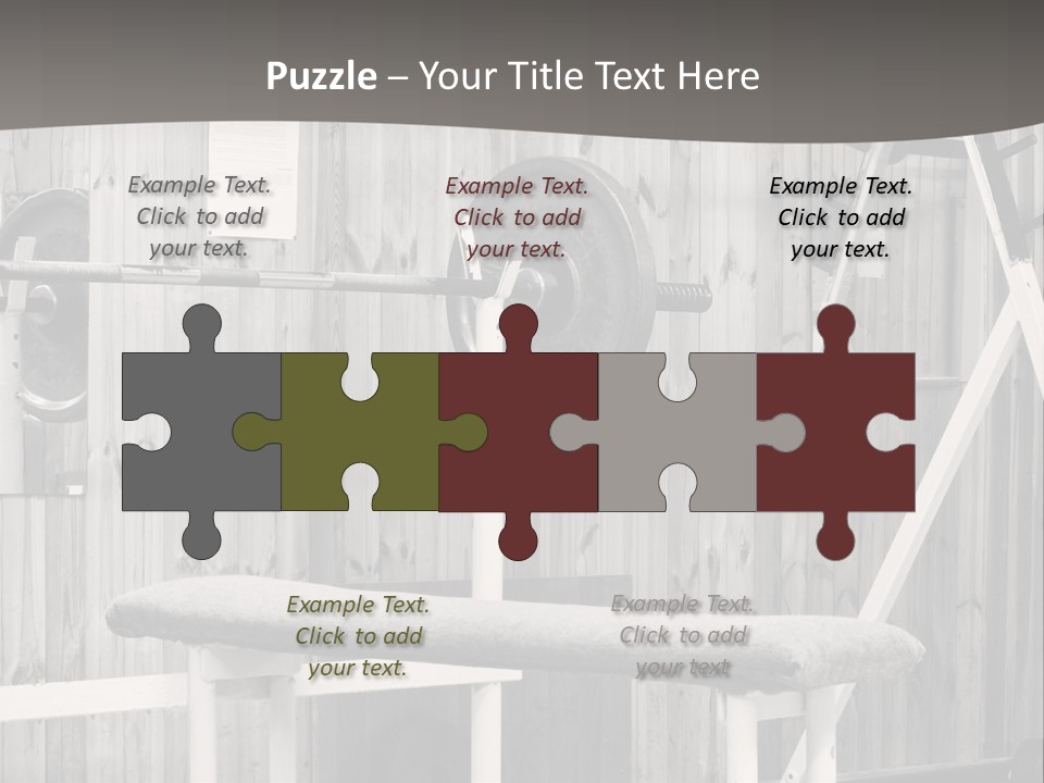 Weight Club Bodybuilding PowerPoint Template