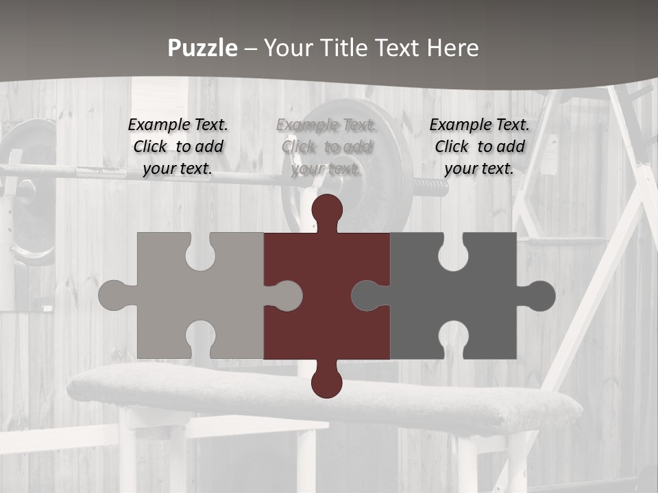 Weight Club Bodybuilding PowerPoint Template