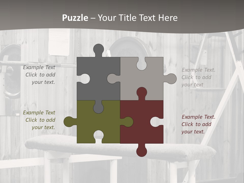 Weight Club Bodybuilding PowerPoint Template