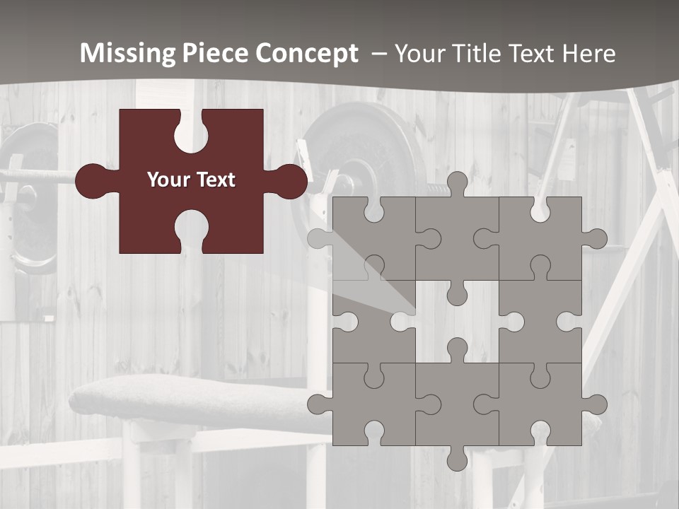 Weight Club Bodybuilding PowerPoint Template