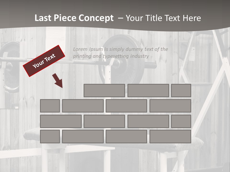 Weight Club Bodybuilding PowerPoint Template