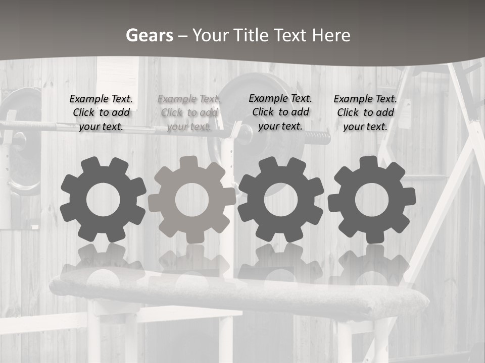 Weight Club Bodybuilding PowerPoint Template