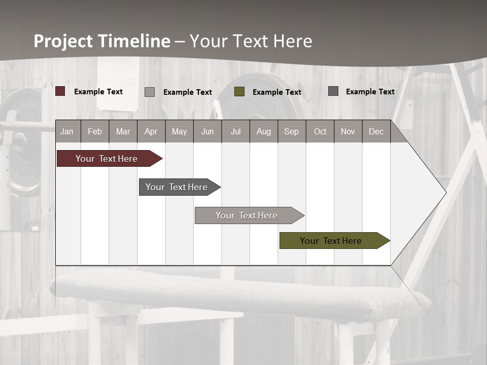 Weight Club Bodybuilding PowerPoint Template